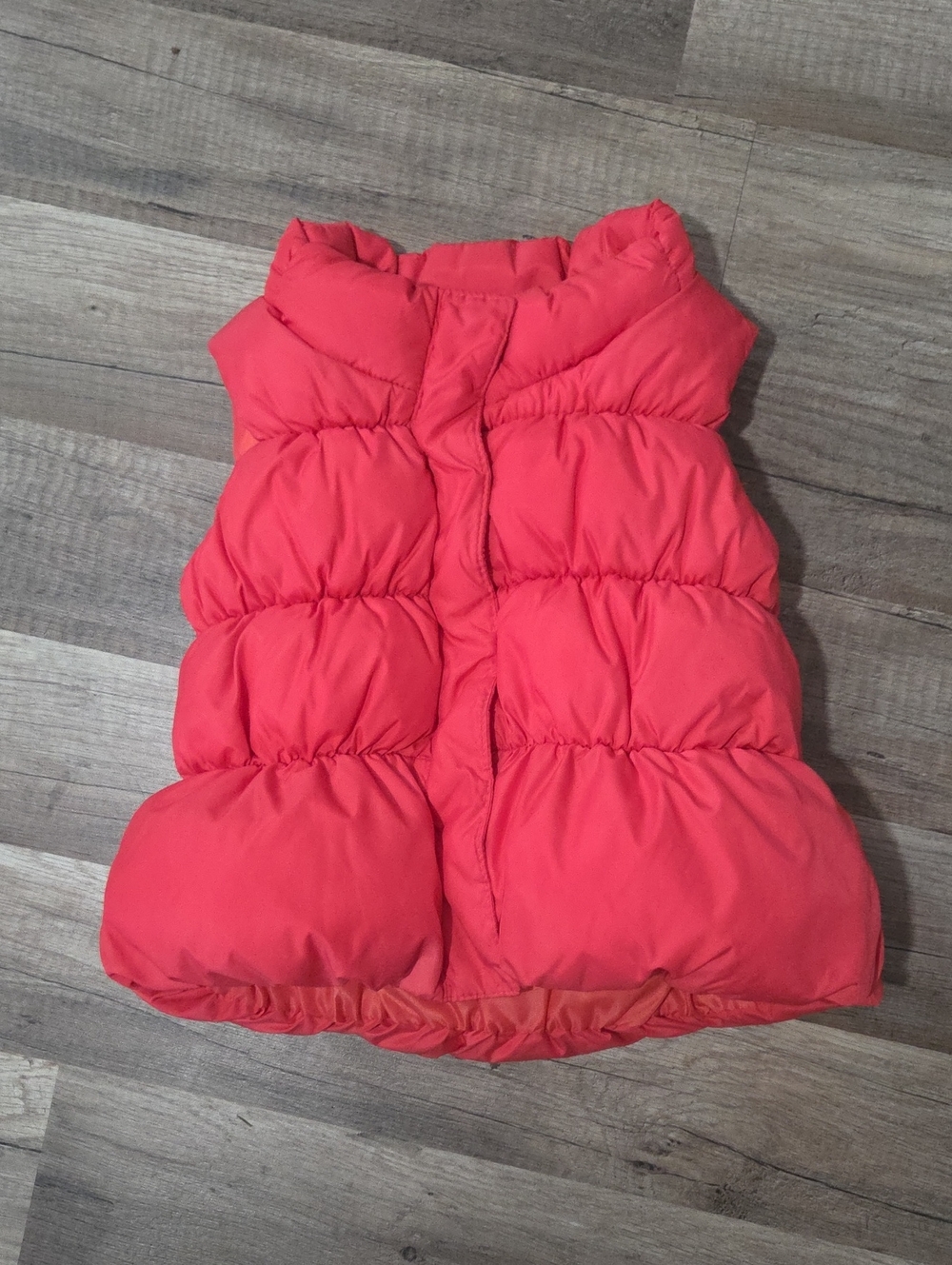 GAP Baby Orange Quilted Puffer Vest